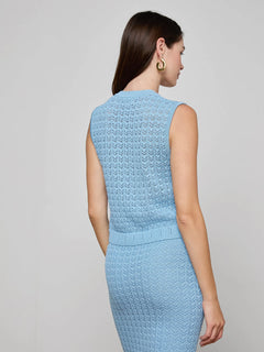 MAX POINTELLE KNIT TOP