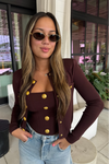 TOULOUSE CROP CREW NECK CARDIGAN