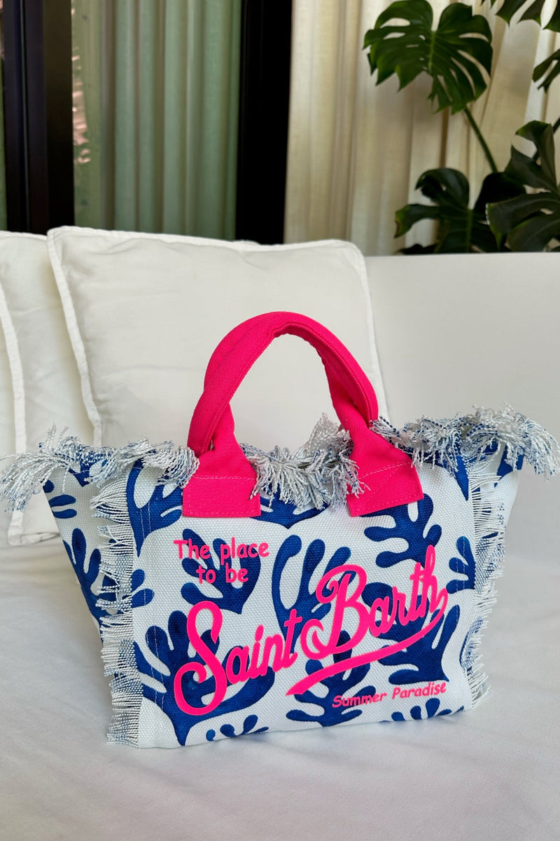 MC2 ST BARTH COLETTE BAG IN PAINTED LEAVES