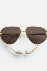 DROP AVIATOR SUNGLASSES BV1437S