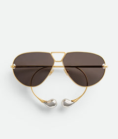 DROP AVIATOR SUNGLASSES BV1437S