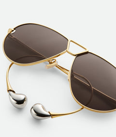 DROP AVIATOR SUNGLASSES BV1437S