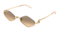 GEOMETRIC DIAMOND FRAME SEMI RIMLESS GG1604S