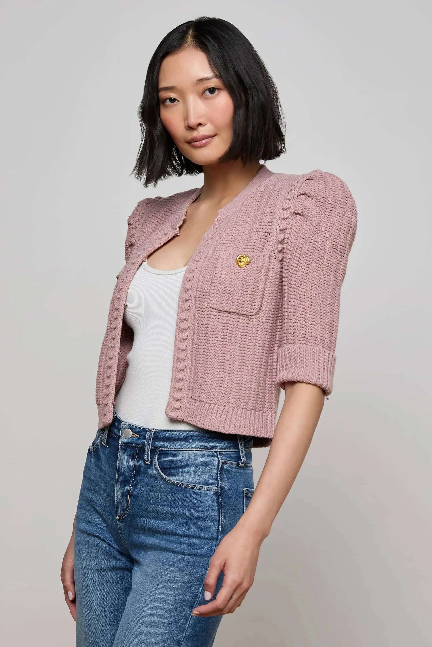 DELILAH CROPPED CARDIGAN
