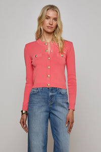 TOULOUSE CROP CREW NECK CARDIGAN