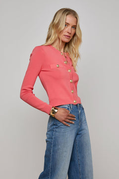 TOULOUSE CROP CREW NECK CARDIGAN