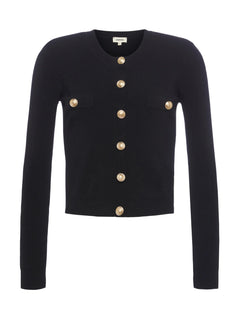 TOULOUSE CROP CREW NECK CARDIGAN