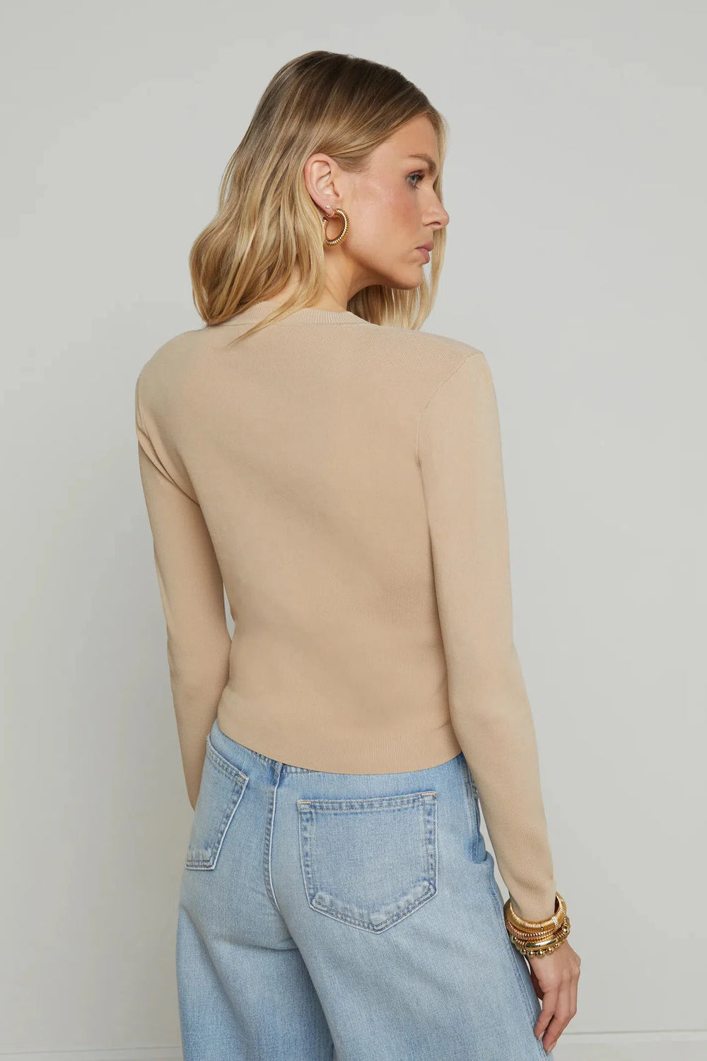 TOULOUSE CROP CREW NECK CARDIGAN