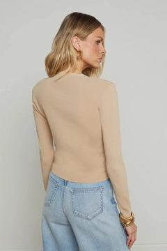 TOULOUSE CROP CREW NECK CARDIGAN