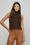 BELLINI CABLE TURTLENECK TANK
