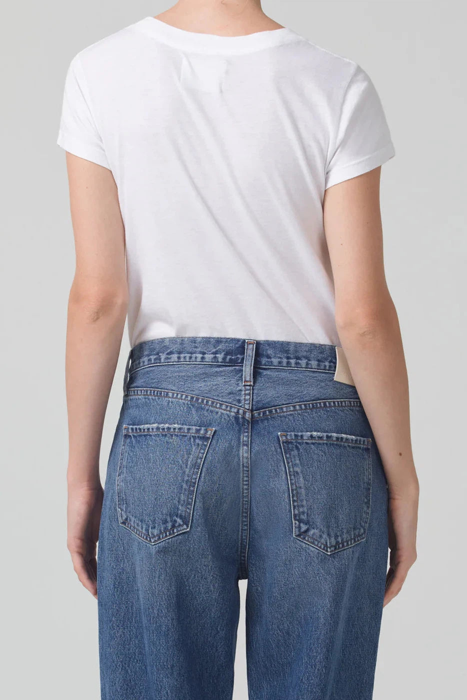 CITIZENS OF HUMANITY JULIETTE T-SHIRT IN WHITE