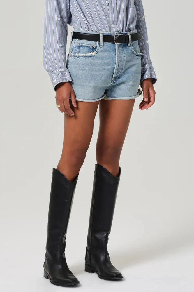 CITIZENS OF HUMANITY MARLOW DENIM SHORT IN LIBERTINE