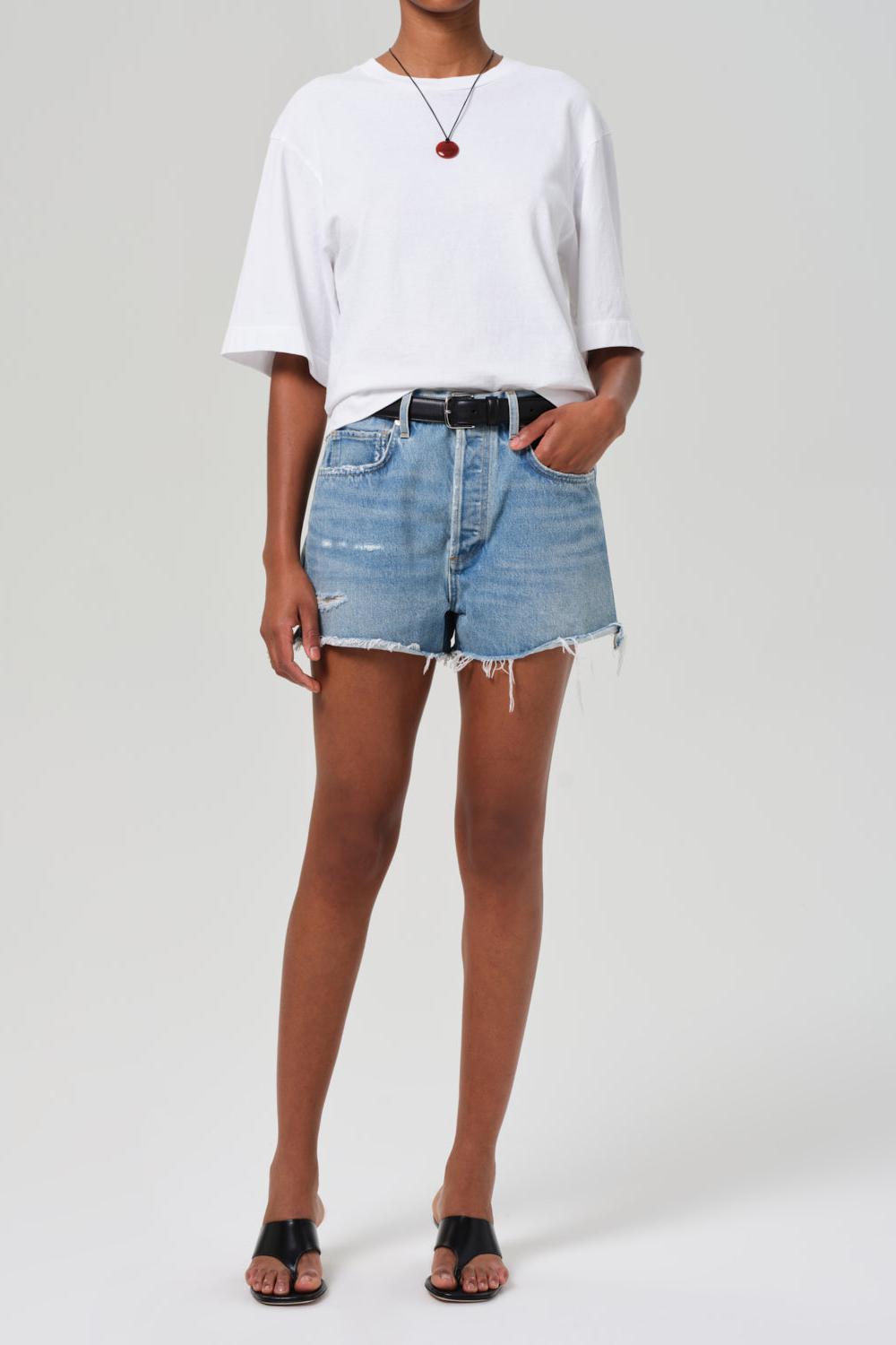 CITIZENS OF HUMANITY MARLOW VINTAGE SHORT IN SELTZER