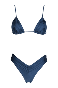 BANANHOT JASMIN BIKINI TOP IN OCEAN BLUE