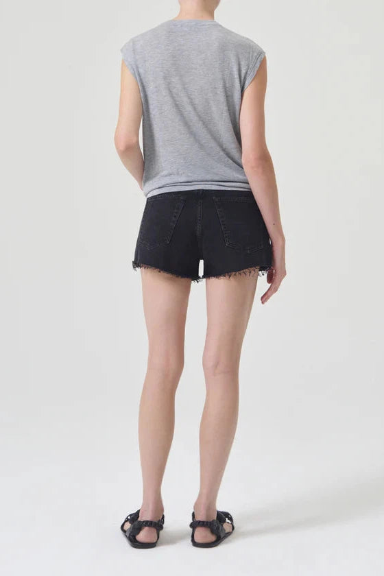 AGOLDE PARKER VINTAGE CUTOFF SHORTS IN RECORD