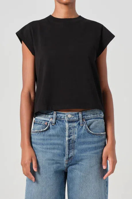 BRYCE CAP SLEEVE TEE