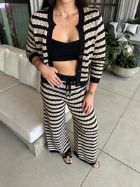 GAELLE POINTELLE KNIT PANT