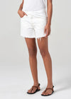 AGOLDE PARKER LONG SHORT IN PANACOTTA