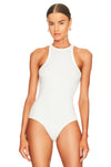 AGOLDE RIANNE BODYSUIT IN WHITE