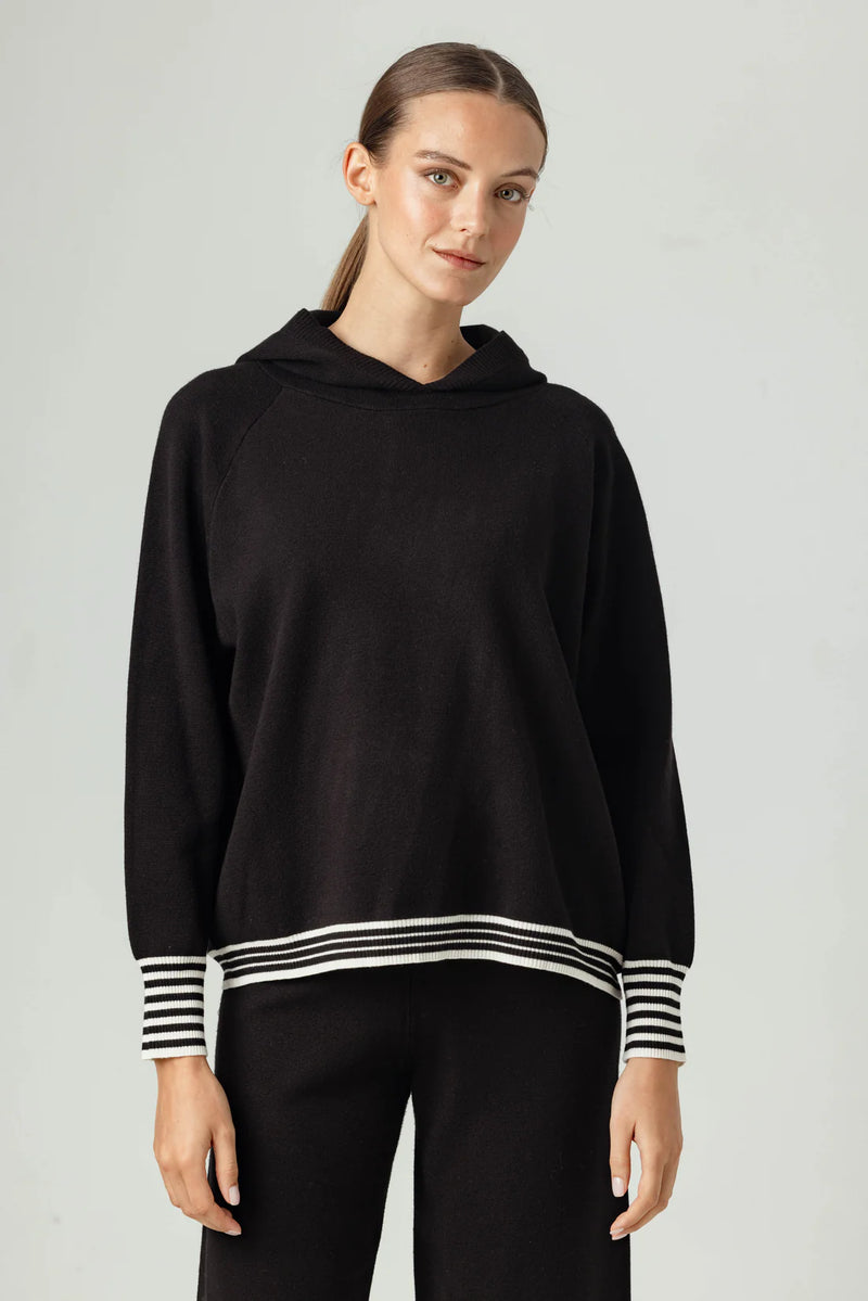 WE ARE SUNDAYS AIRA HOODIE IN BLACK