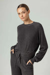 WE ARE SUNDAYS ALESSIA SWEATER IN CHARCOAL