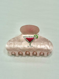 PINK COSMO HAIR CLIP