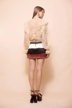 RITA FRINGE MINI SKIRT