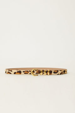 KAD CALF HAIR LEATHER BELT