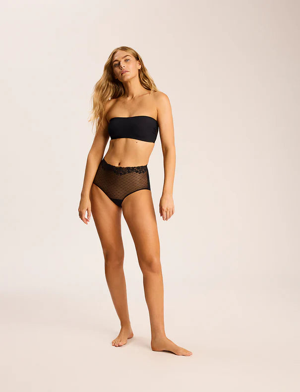 DOUBLE TAKE LACE BANDEAU