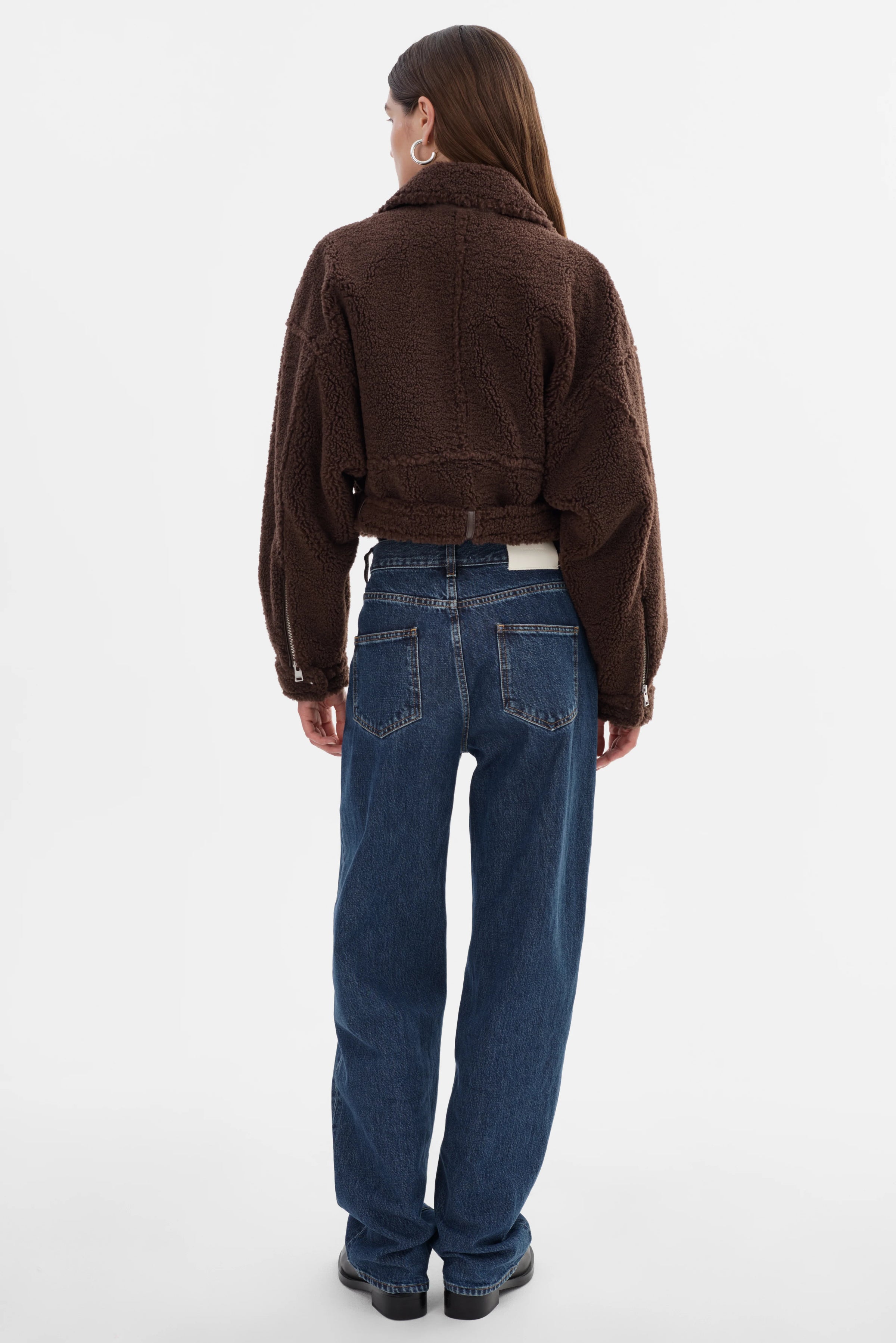 BRINA SHERPA BIKER JACKET