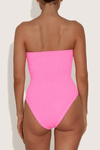 HUNZA G BROOKE SWIM ONE PIECE IN BUBBLEGUM