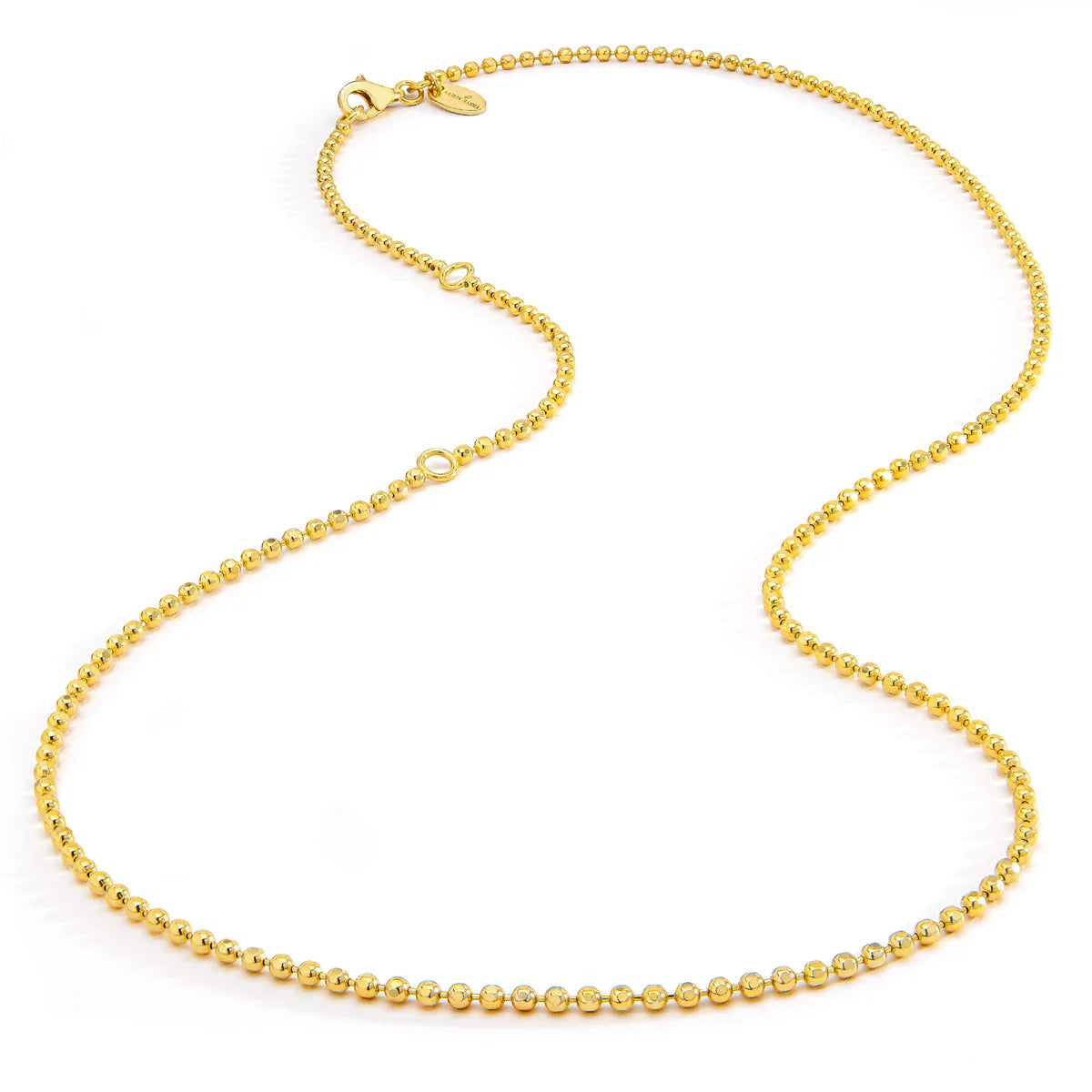 AARON BASHA VERMEIL FACETED CHAIN