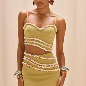 JADE KNIT EMBROIDERED TOP