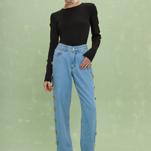 MARINA DENIM PANTS