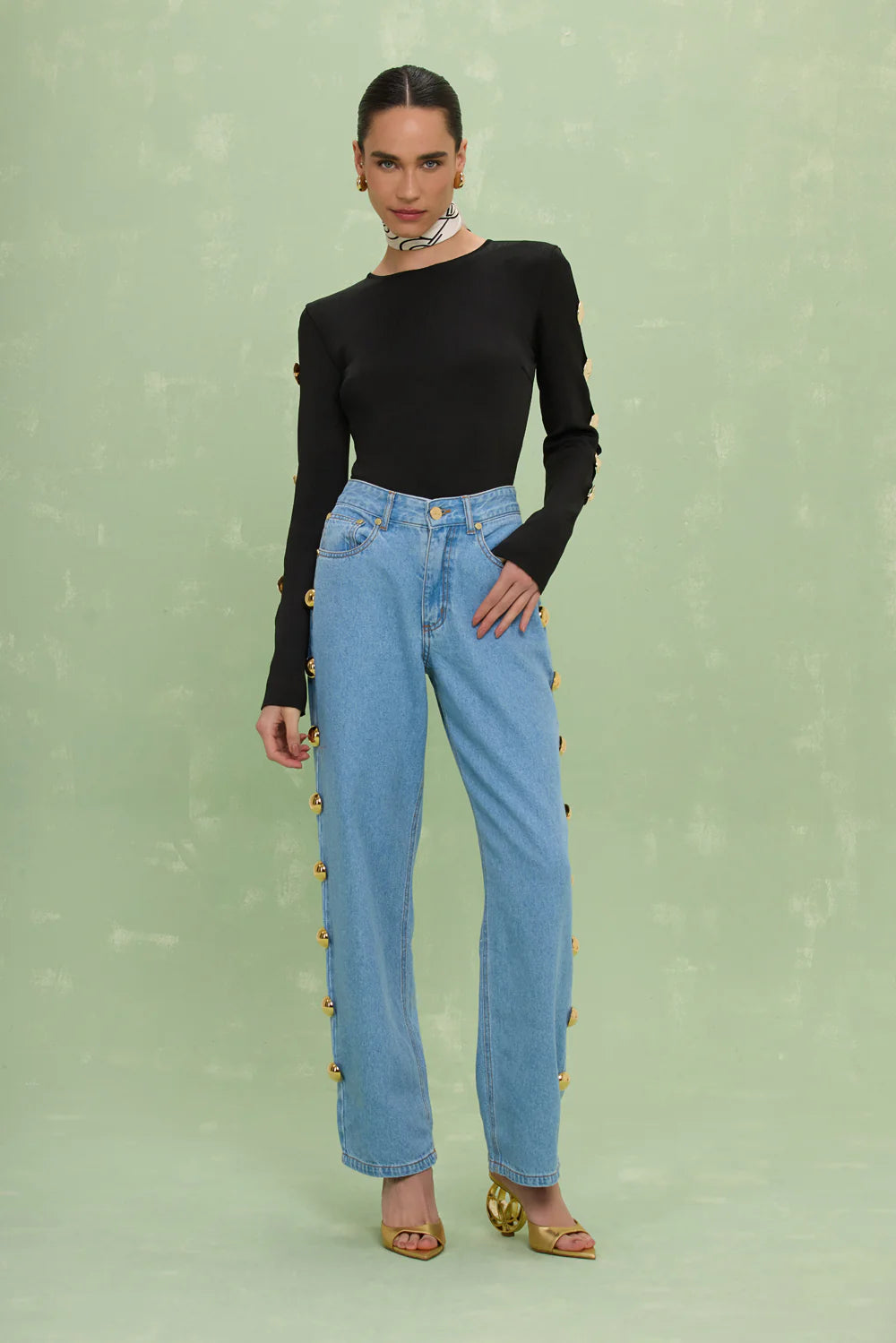 MARINA DENIM PANTS