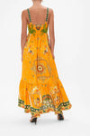 CAMILLA TIE FRONT HIGH LOW DRESS IN DANCING WITH THE BULLS