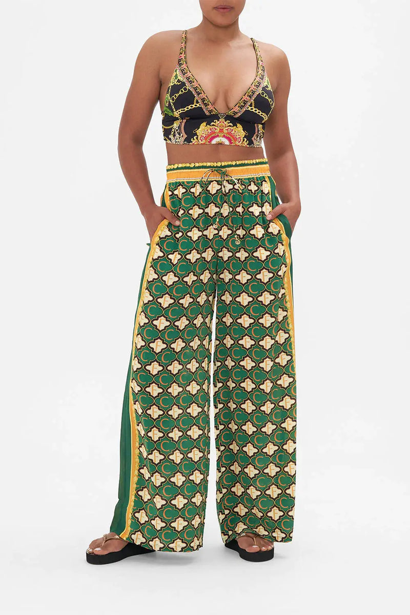 CAMILLA STRAIGHT LEG PANT IN JEALOUSY AND JEWELS