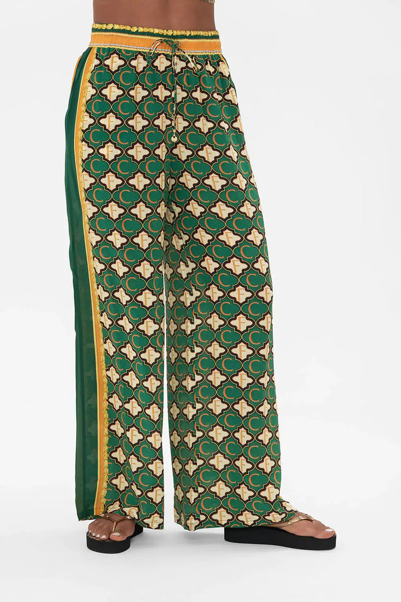 CAMILLA STRAIGHT LEG PANT IN JEALOUSY AND JEWELS