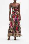 CAMILLA LONG DRESS W/ TIE FRONT IN RESERVATION FOR LOVE