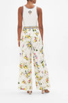 CAMILLA WIDE LEG WAISTED PANT IN CATERINA SPRITZ
