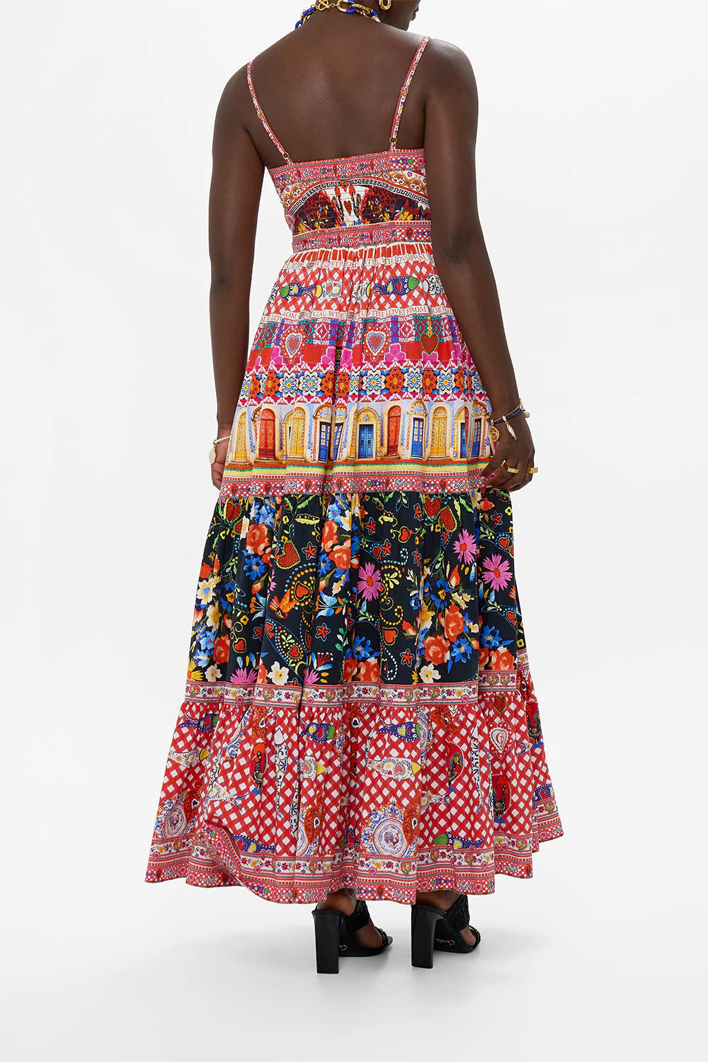 TIERED BODICE DRESS