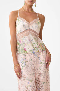LACE SPLICED BIAS CAMI