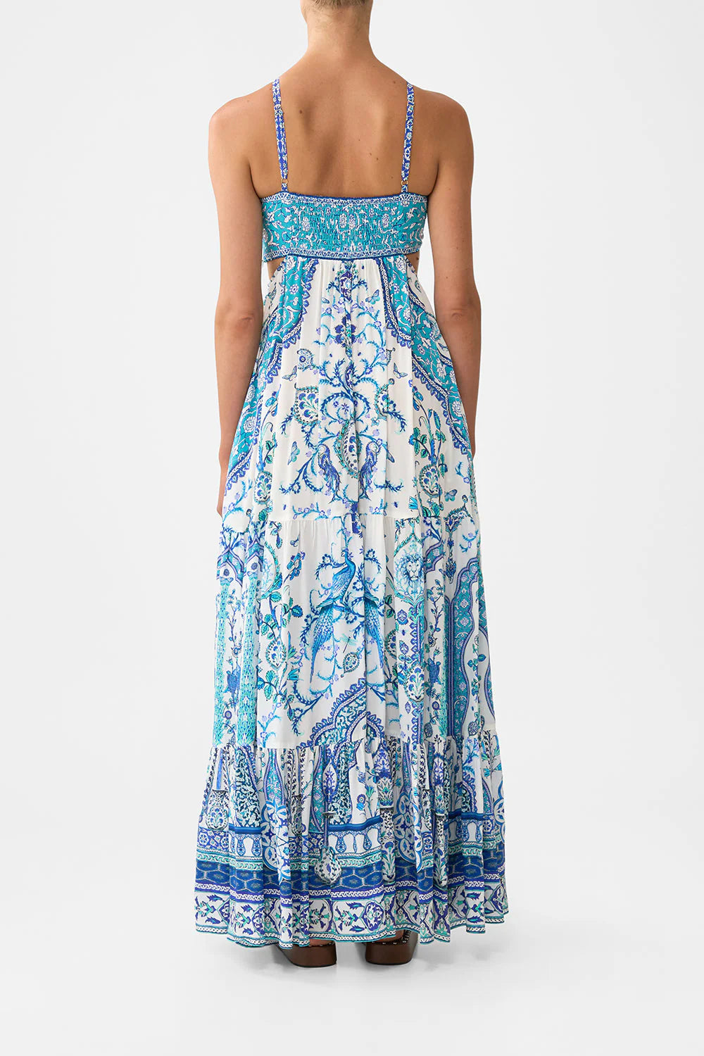 GATHERED CUT OUT DRESS