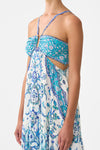 GATHERED CUT OUT DRESS