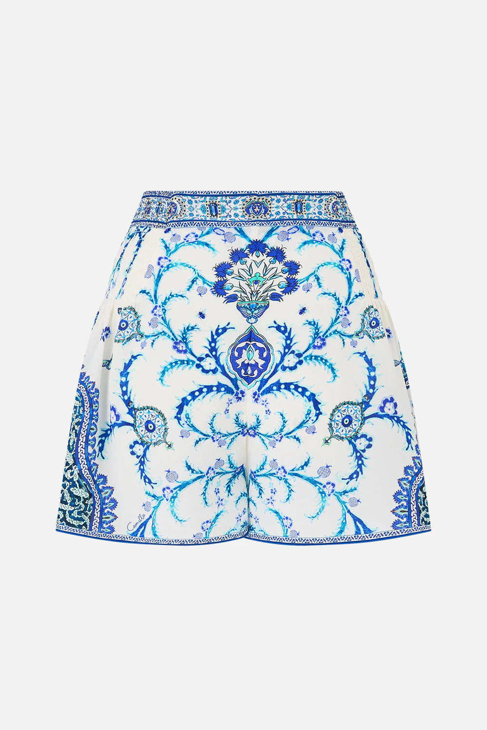 SHORTS WITH SIDE FLOUNCE