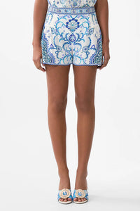 SHORTS WITH SIDE FLOUNCE