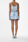 SHORTS WITH SIDE FLOUNCE