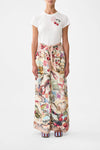 RELAXED PANT WITH TIE FRONT