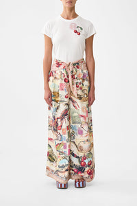 RELAXED PANT WITH TIE FRONT