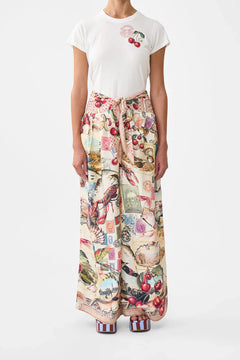 RELAXED PANT WITH TIE FRONT